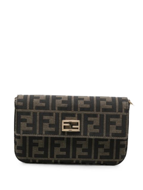 FENDI Fendi Baguette FF-motif Clutch Bag