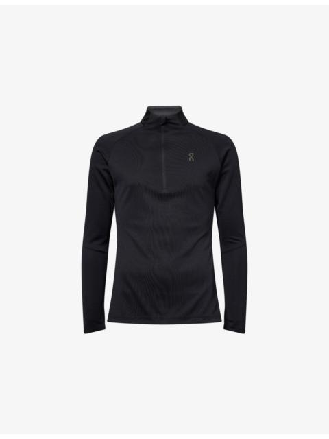 On Climate Logo-Print Stretch-Woven Top