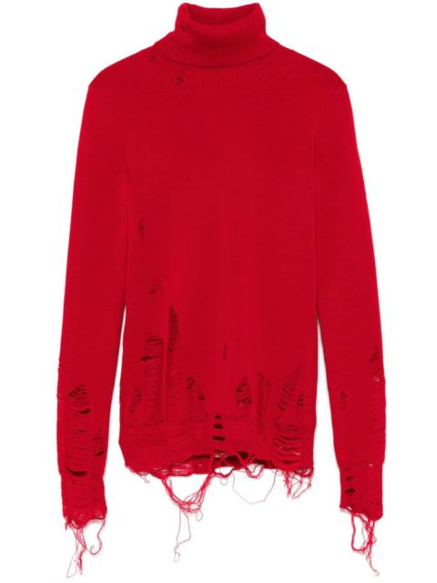 MM6 Maison Margiela distressed sweater