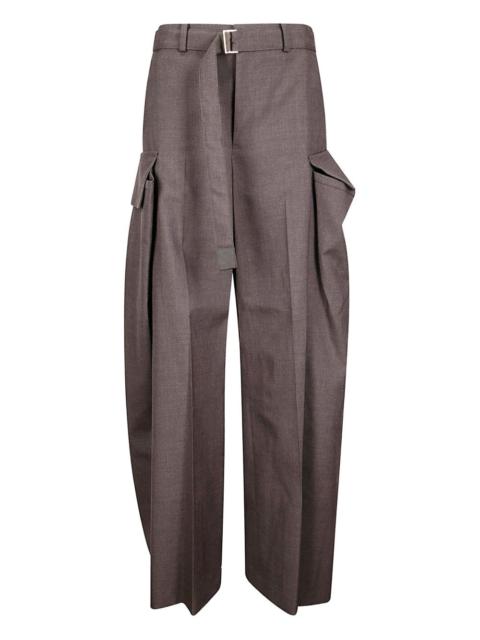 sacai buckle trousers