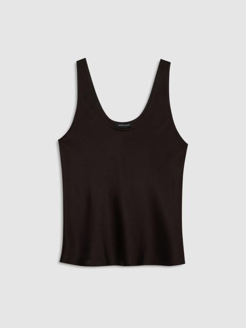 ANINE BING Lea Top - Deep Brown