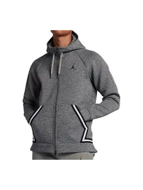 Jordan Air Jordan Casual Sports Pullover Hooded Jacket Gray CK1343-091