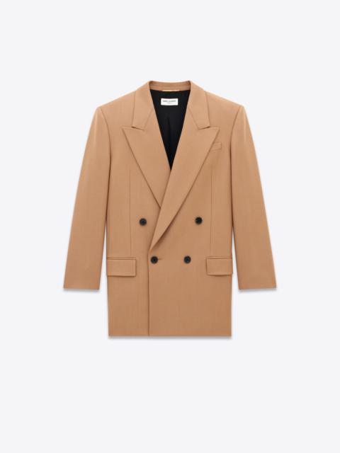 SAINT LAURENT jacket in wool gabardine