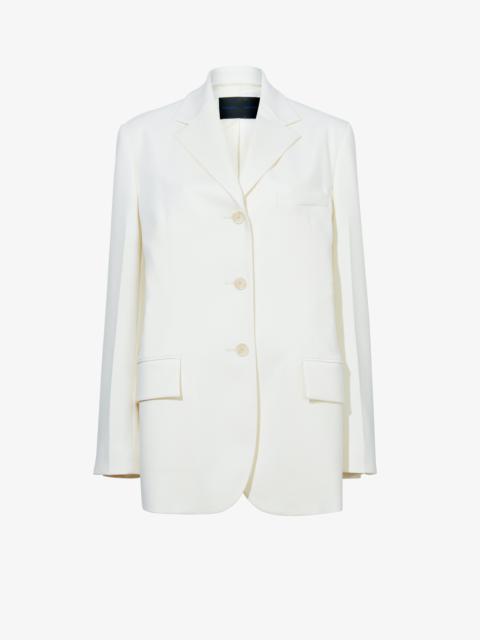 Proenza Schouler Archer Jacket in Wool Twill Suiting