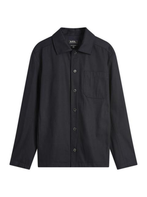 A.P.C. A.P.C. Jeffray Wool Gabardine Shirt Jacket