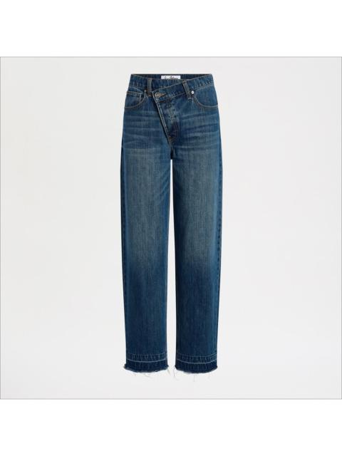 Sam Edelman Mid Rise Slouchy Girlfriend Jean