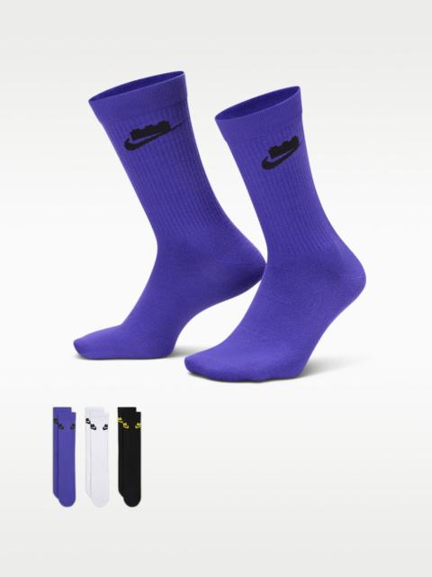 Nike Nike x LEGO® Collection Everyday Essentials Crew Socks (3 Pairs)