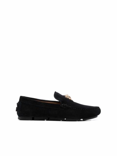 Medusa Head plaque loafers