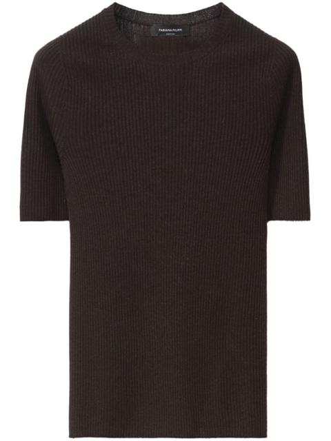 FABIANA FILIPPI ribbed-knit t-shirt
