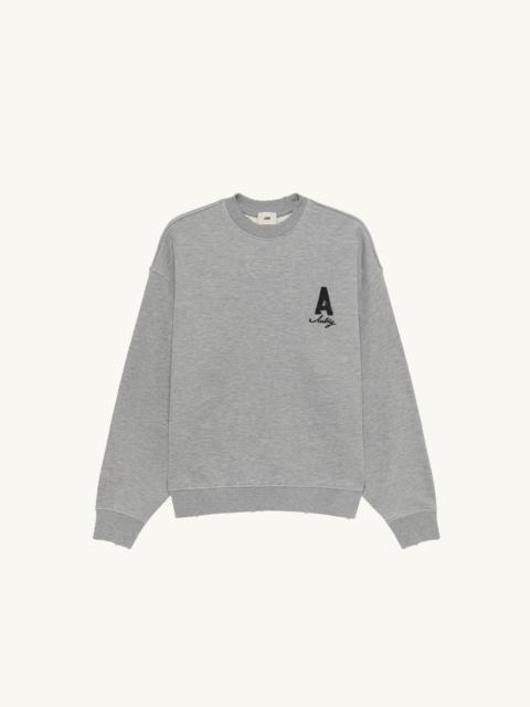 AUTRY HERITAGE SWEATSHIRT WITH WASHED EFFECT UNISEX