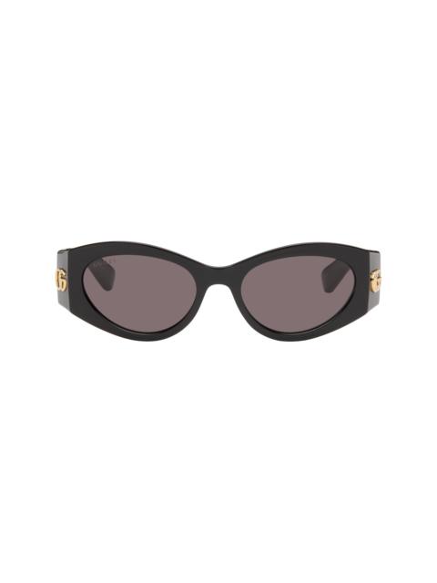 GUCCI Black GG Corner Cat-Eye Sunglasses