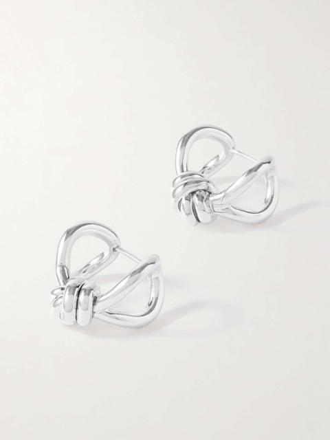 Bottega Veneta Silver hoop earrings Silver
