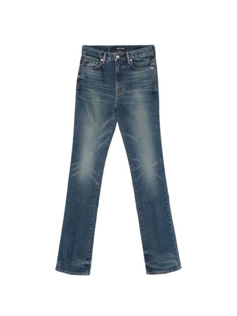 TOM FORD washed indigo trousers