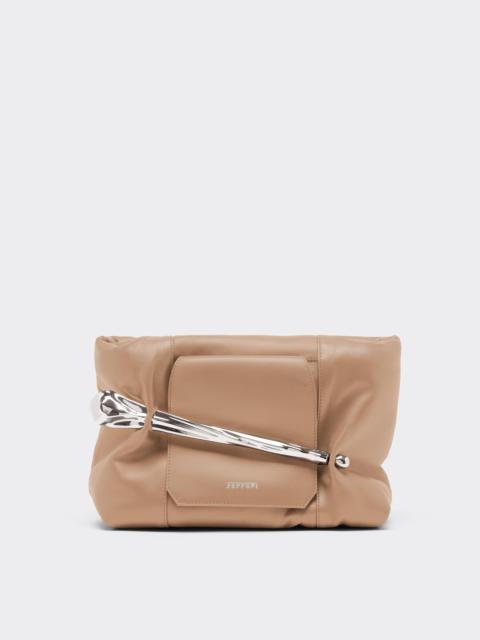 Ferrari Soft Semi-Gloss Leather Clutch