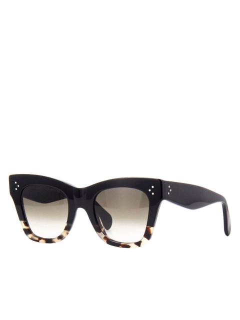 CELINE Cat Eye Sunglasses CL4004IN Black & Blonde Havana