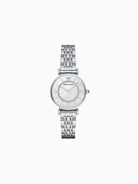 EMPORIO ARMANI Women's Two-Hand Stainless Steel Watch