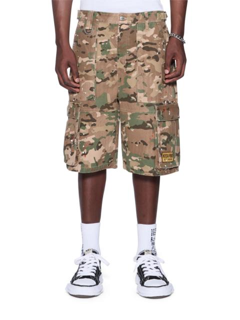 Ksubi TROOPER CARGO SHORT WOODLAND