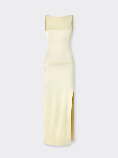Ferrari Long stretch satin dress