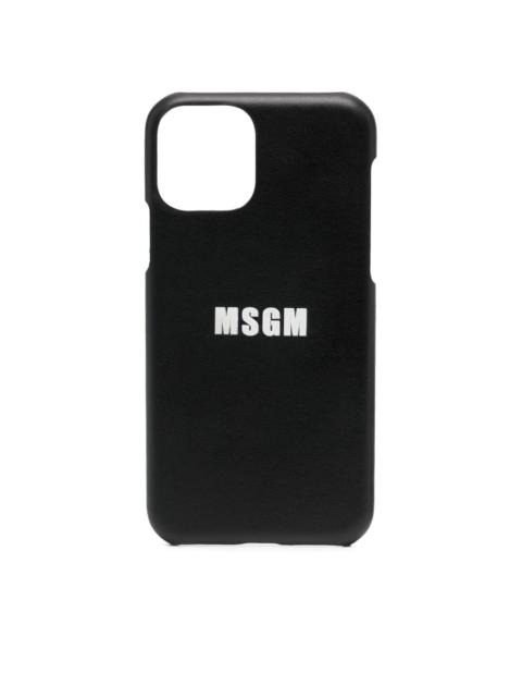 MSGM logo-print iPhone 11 Pro case
