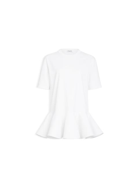 Alaïa COTTON JERSEY CRINOLINE T-SHIRT