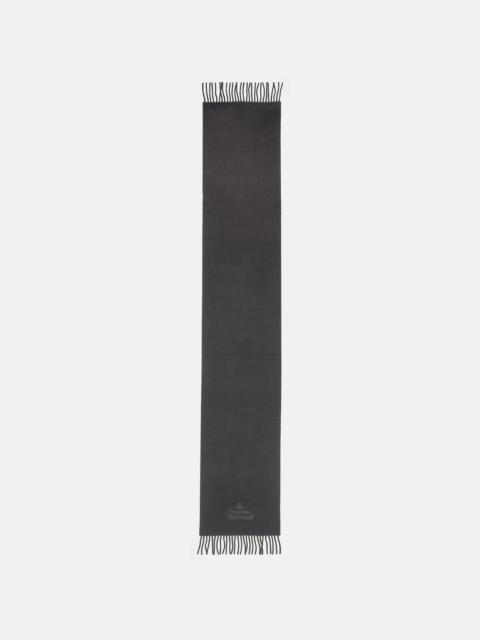 Vivienne Westwood EMBROIDERED LAMBSWOOL SCARF