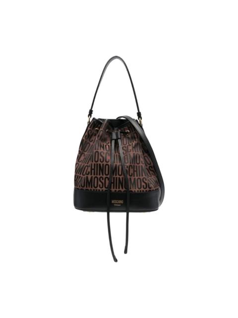 logo-motif bucket bag