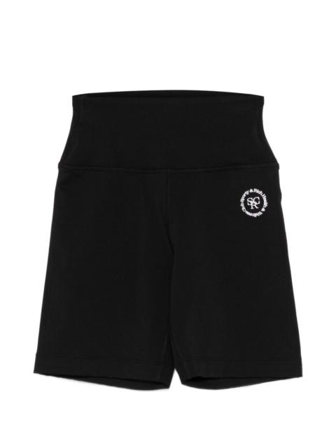 Sporty & Rich SRHWC high-waisted logo shorts