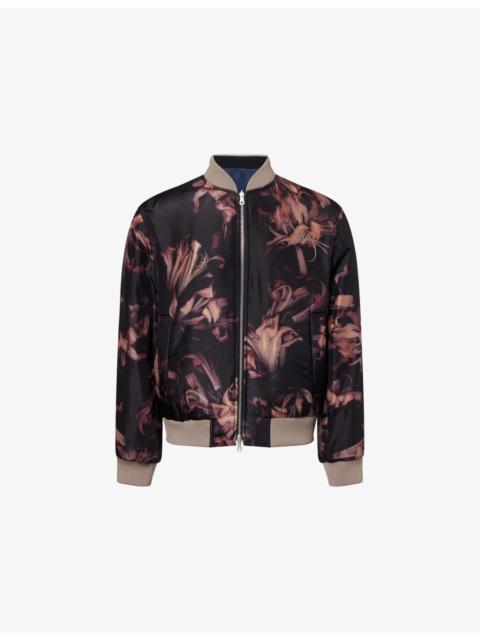 Dries Van Noten Volker 2124 Reversible Silk Blend Jacket