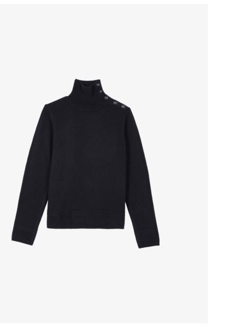 The Kooples High-neck knitted wool jumper