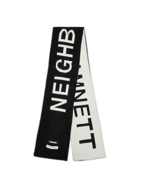 NEIGHBORHOOD AC LOGO MUFFLER - BLACK