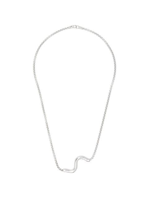 TOM WOOD SSENSE Exclusive Silver Venetian Pendant Necklace