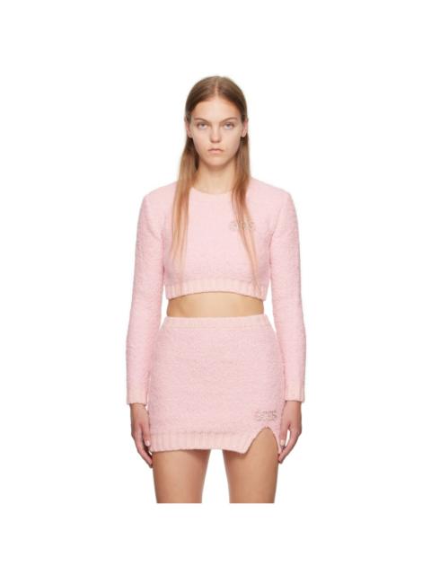 GCDS Pink Hairy Sweater