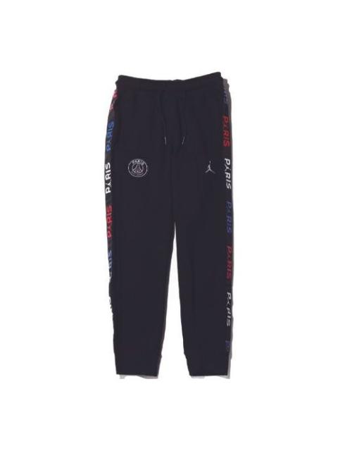 Jordan Air Jordan Paris Saint-Germain Logo Sweatpants 'Black' BQ8349-011
