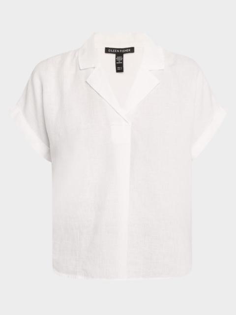 EILEEN FISHER Lightweight Organic Linen Shirt
