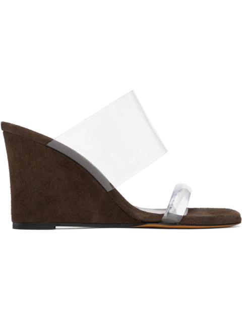 MARYAM NASSIR ZADEH Brown Olympia Wedge Heeled Sandals