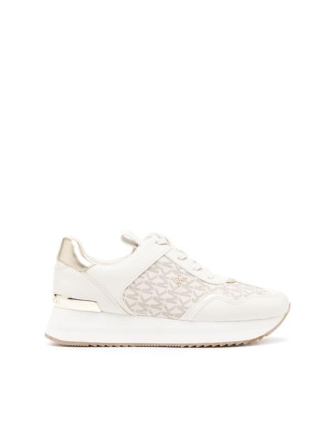MICHAEL KORS Raina logo-jacquard platform sneakers