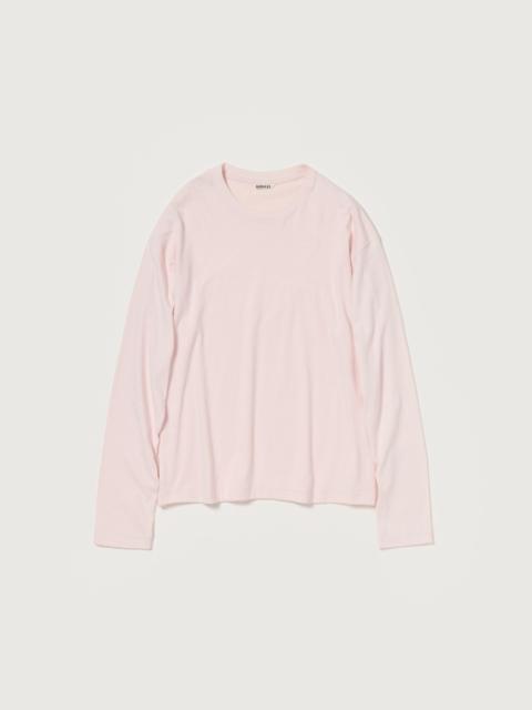 AURALEE BRUSHED ORGANIC COTTON JERSEY L/S TEE