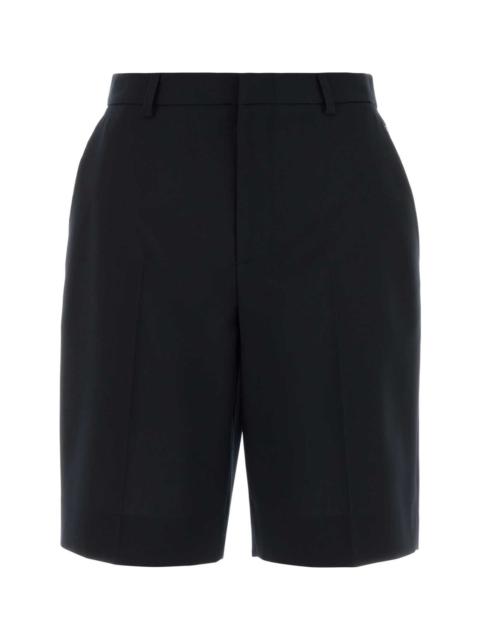 GUCCI Dark Blue Wool Shorts