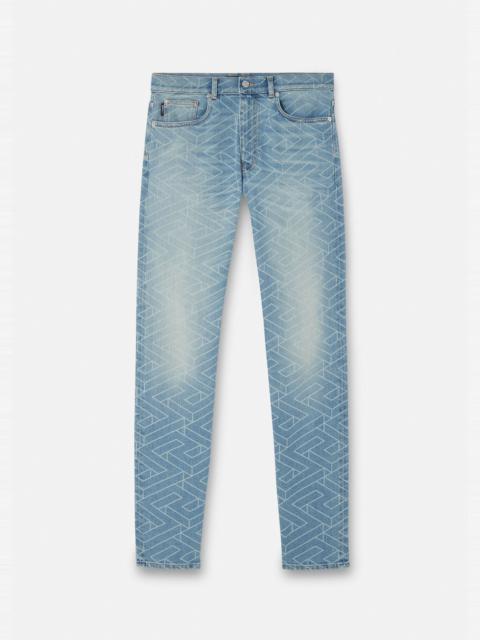 La Greca Lasered Jeans