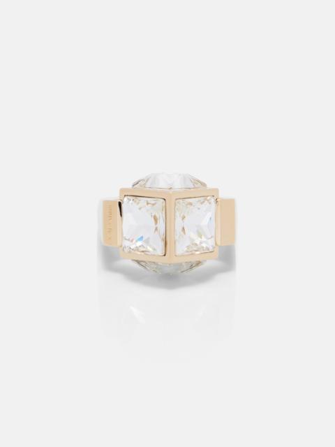 JIMMY CHOO JC Cube embellished ring