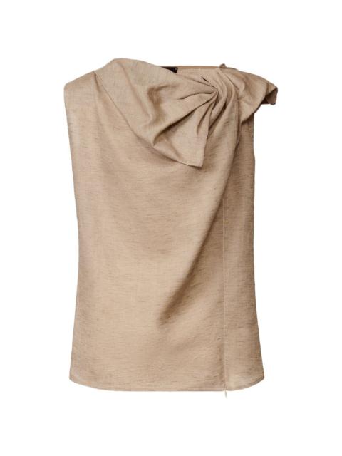 FABIANA FILIPPI drape sleeveless top
