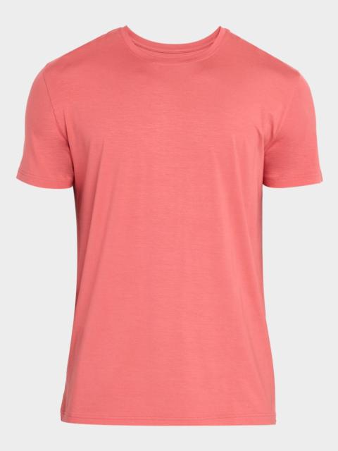Derek Rose Men's Basel Micro Modal Stretch Crewneck T-Shirt