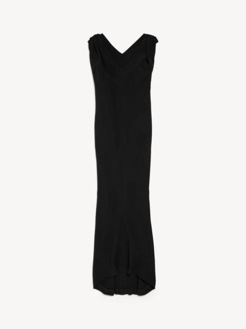BALENCIAGA Women's Long Sack Dress in Black