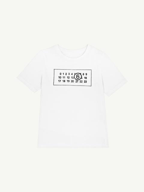 Cotton Jersey Numeric T-Shirt