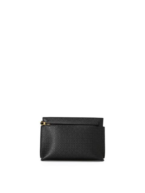 Loewe Mini Repeat T Pouch in embossed silk calfskin