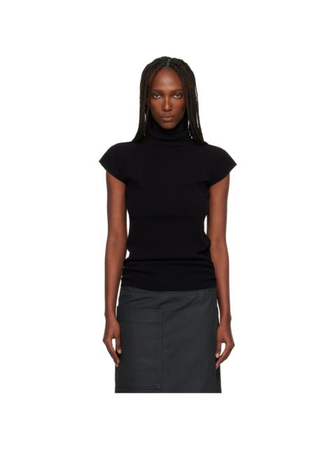 ISSEY MIYAKE Black October Cotton Baguette Turtleneck