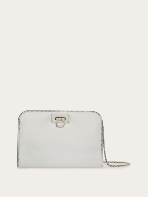 FERRAGAMO Diana mini clutch