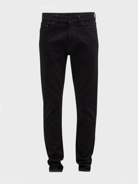 ZEGNA Men's 5-Pocket Black Wash Denim Jeans