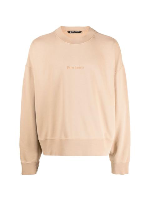 logo-print cotton sweatshirt