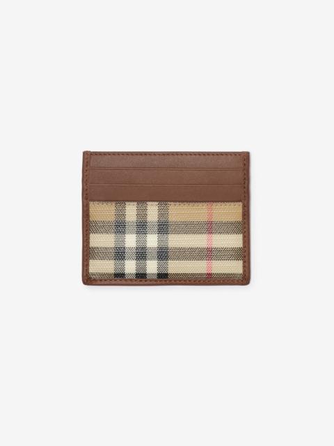 Burberry Check Card Case